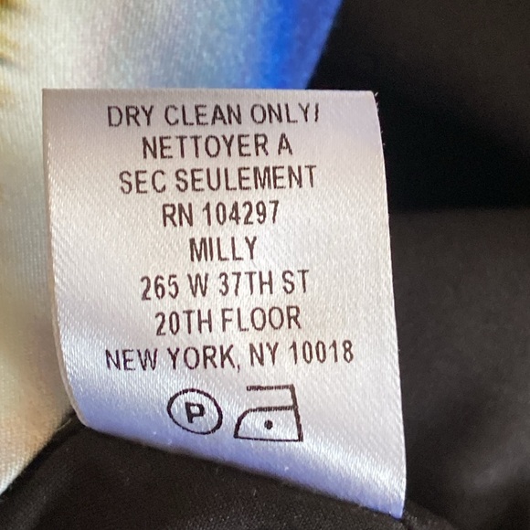 Milly Sleeveless Multicolor Cheetah Chevron Lined Panel Shift Mini Dress - Picture 12 of 12